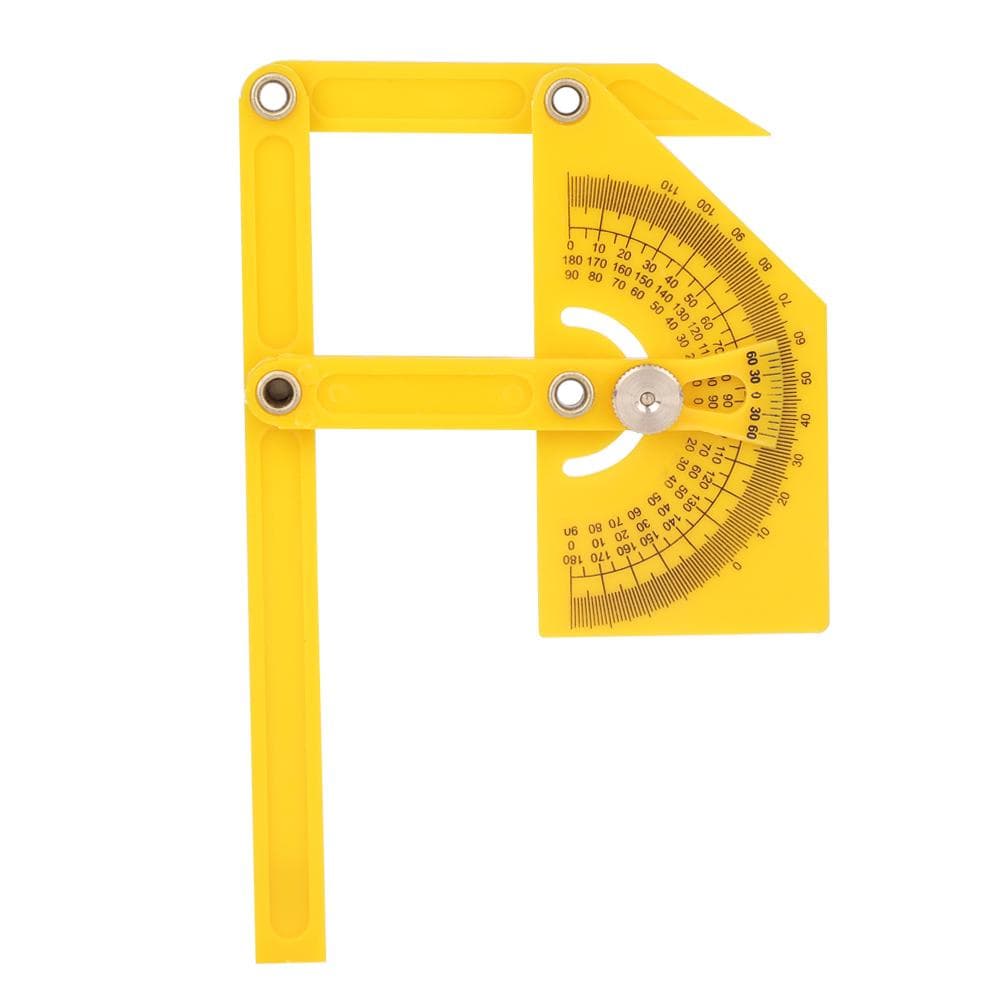 Goniometer 180 Degree Protractor Angle Finder Miter Gauge Arm Measuring Ruler