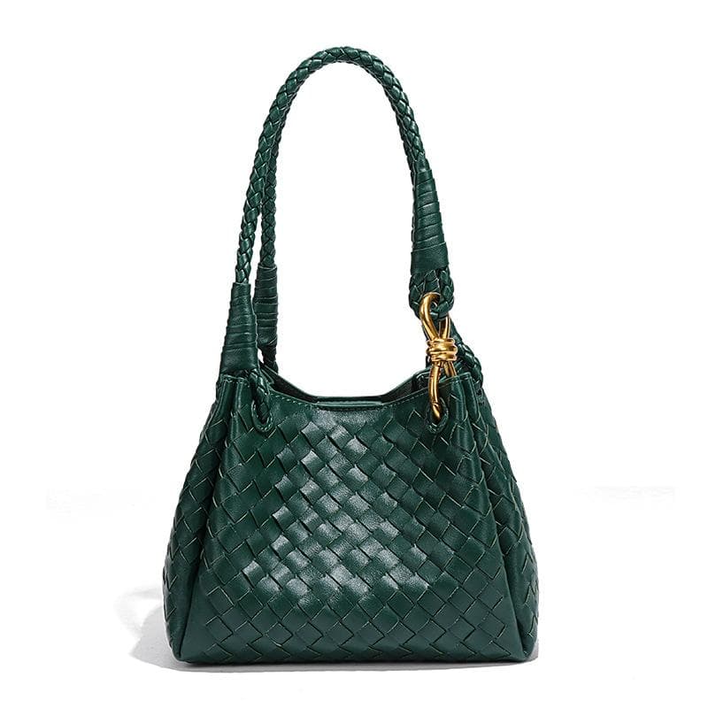 Versatile Woven Bucket Bag, Hand-held Parachute, Crossbody Women's Bag, Two-piece Set, Mother and Child Single-shoulder Underarm Bag