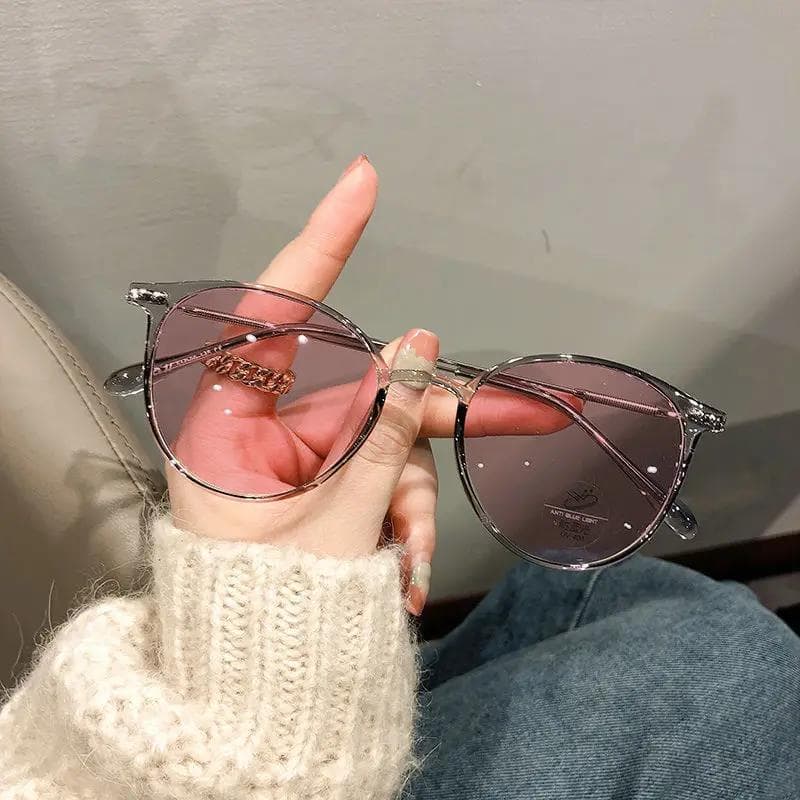 Women Luxury Photochromic Myopia Glasses Anti Blue Light UV400 Sunglasses Minus Diopter 0 To -6.0 Eyewear photochromic-0