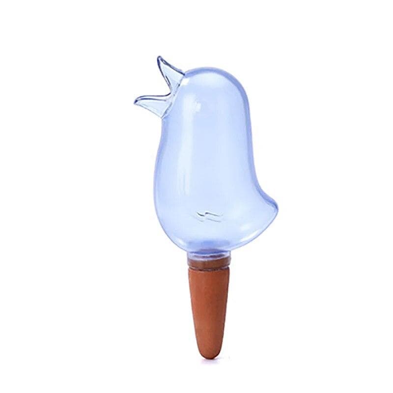 1PC Bird Shape Watering Tool Indoor Drip Irrigation Self Watering Spike For Flower Plants Automatic Watering Device blue