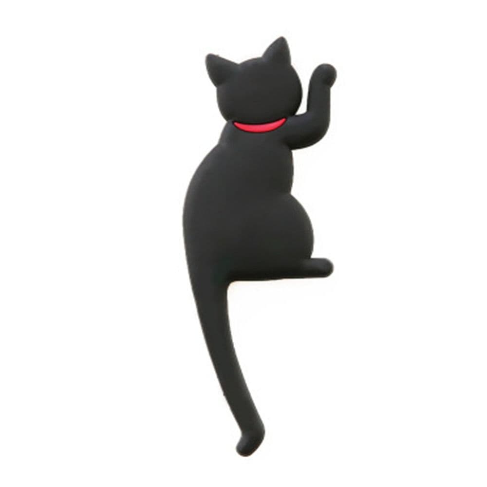 New Fashion Cute Creative Multifunction Cat Magnetic Wall Mount Hook Refrigerator Sticker Fridge Magnet Decor Hanger Holder Hook