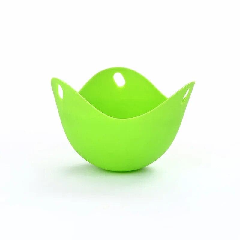 1Pcs Silicone Egg Poacher Poaching Pods Pan Mould Kitchen Cooking Tool green