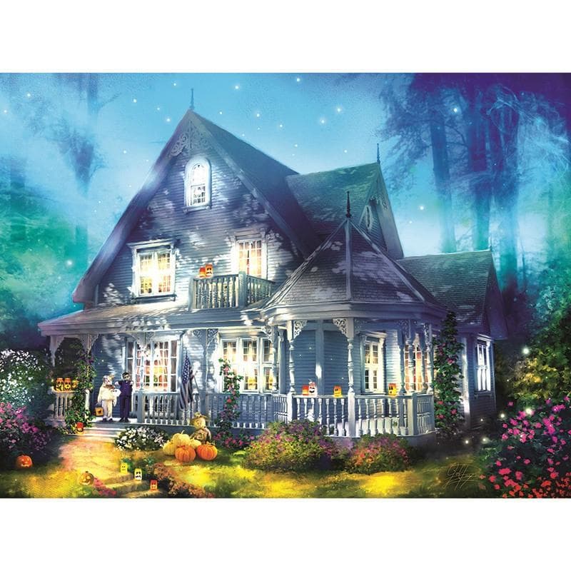 5D DIY Diamond Painting Elf Castle Embroidery Mosaic Cross Stitch Rhinestone Decoration 20X30CM