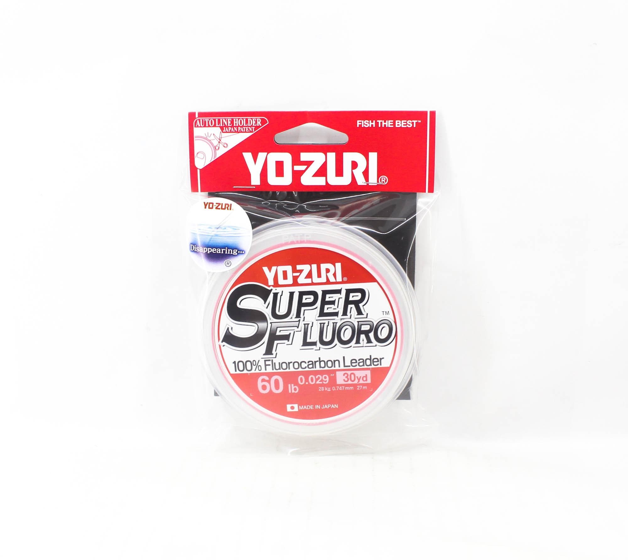 Yo Zuri Super Fluoro Fluorocarbon Leader 30yds 60lb 0.747mm R1492-NC (8700) clear