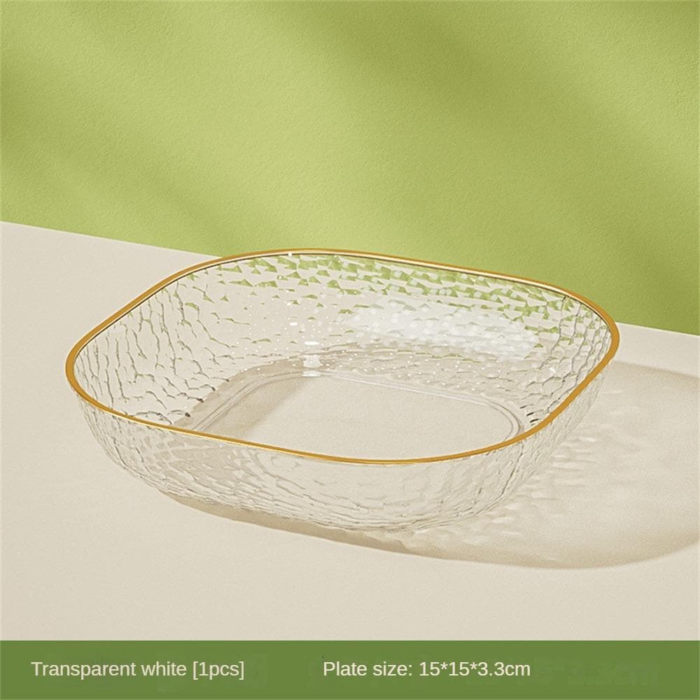 Elegant Biscuit Set Plate Fashionable Fruit Plate Modern Living Room Fruit Plate Plastic Tray Home Decoration Best Selling Trend 1pcs