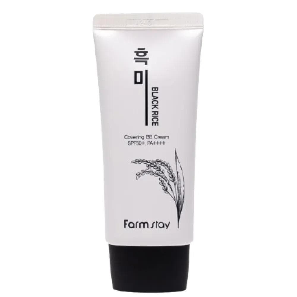 Farm Stay Black Rice Covering BB Cream SPF 50+ PA++++ 50ml +RANDOM GIFT