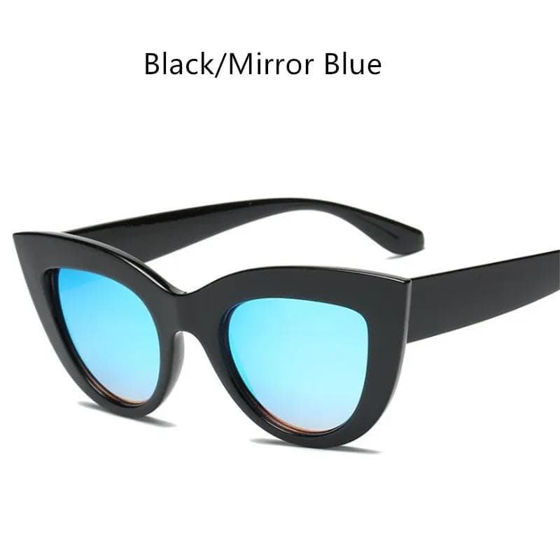 Cat Eye Sunglasses Women Vintage Luxury Designer Black UV400 Sun Glasses Female Fashion Eyewear Shades