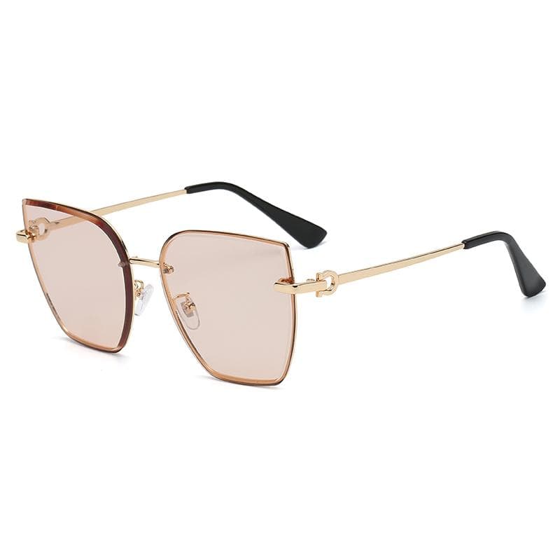 Retro Cat Eye Sunglasses Women Designer Gradient Lens UV Protective Glasses Fashion Shades Ladies Eyewear