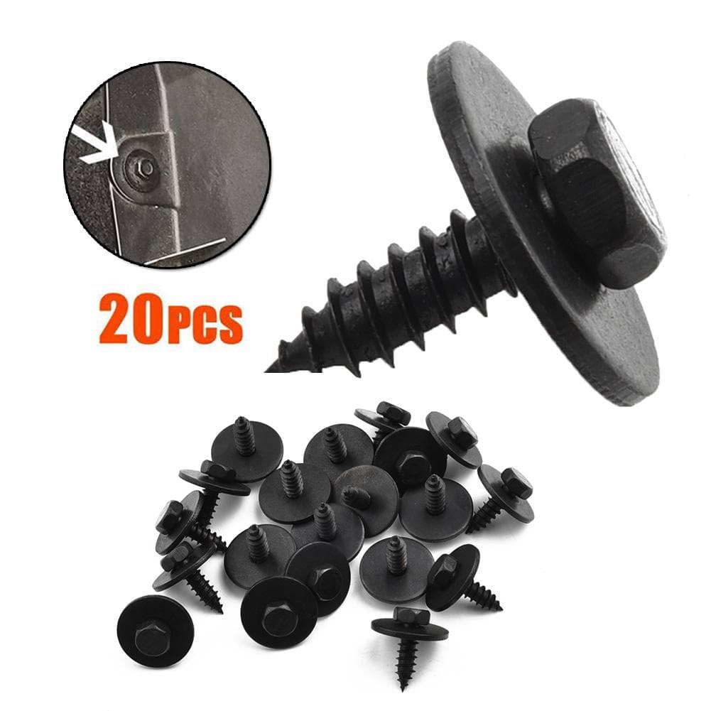 20x Hex Head Screws Fender Liner Air Duct Splash Shield Trims Parts For BMW