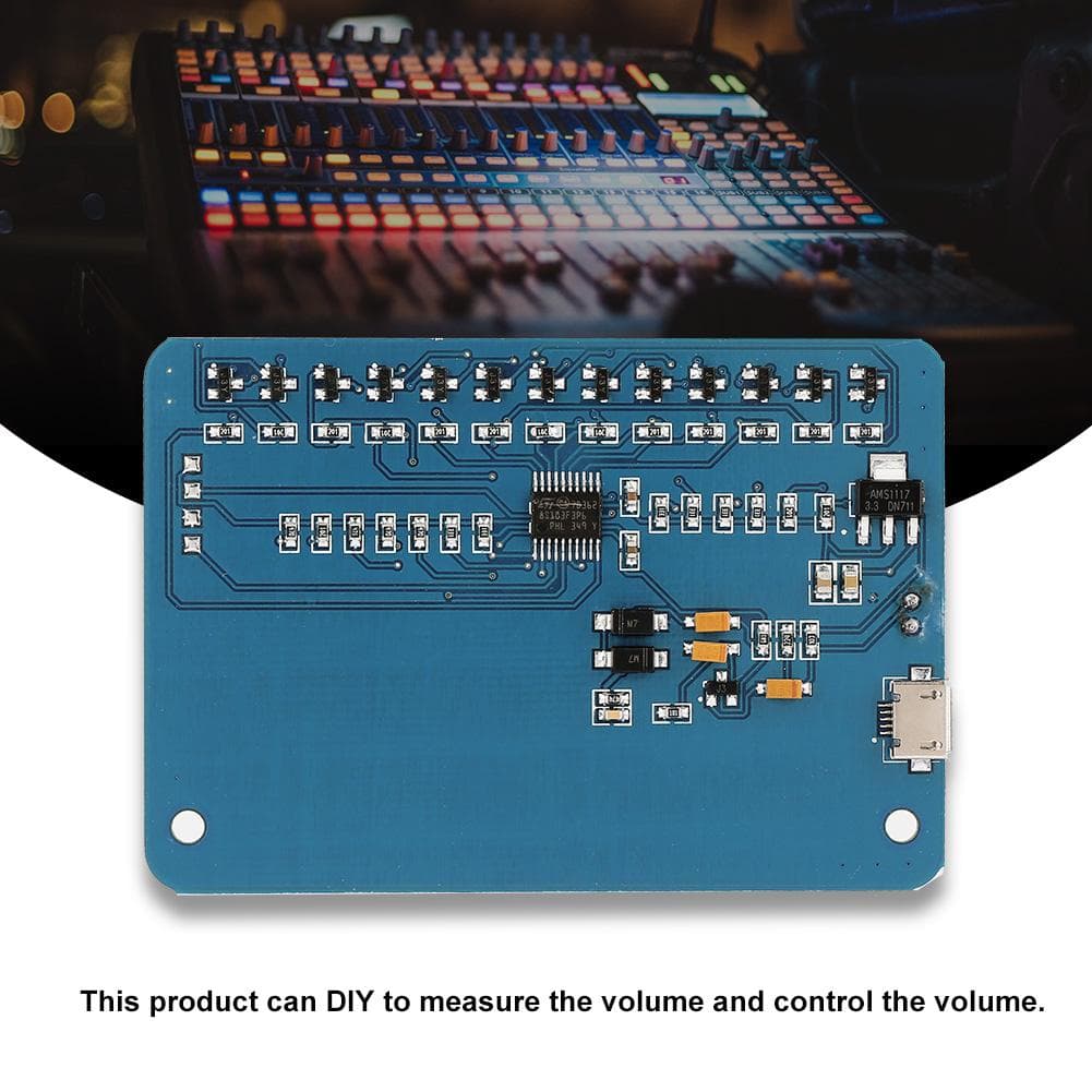 DIY LED Electronic Audio Volume Indicator Voice activated Melody Lamp