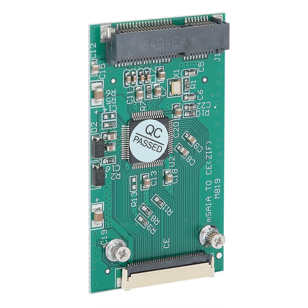 Riser Card Green ABS MSATA to Ce ZIF SSD Solid-State Drive Adapter Computer Accessories