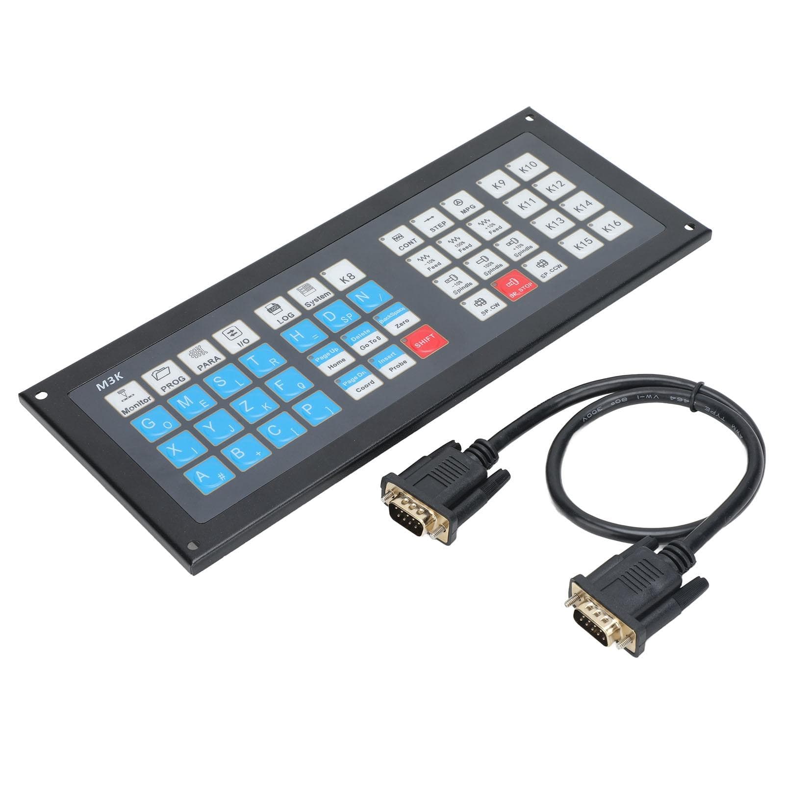 CNC Controller System Keyboard Expansion Panel with Cable for 3 4 5 Axes CNC Controller