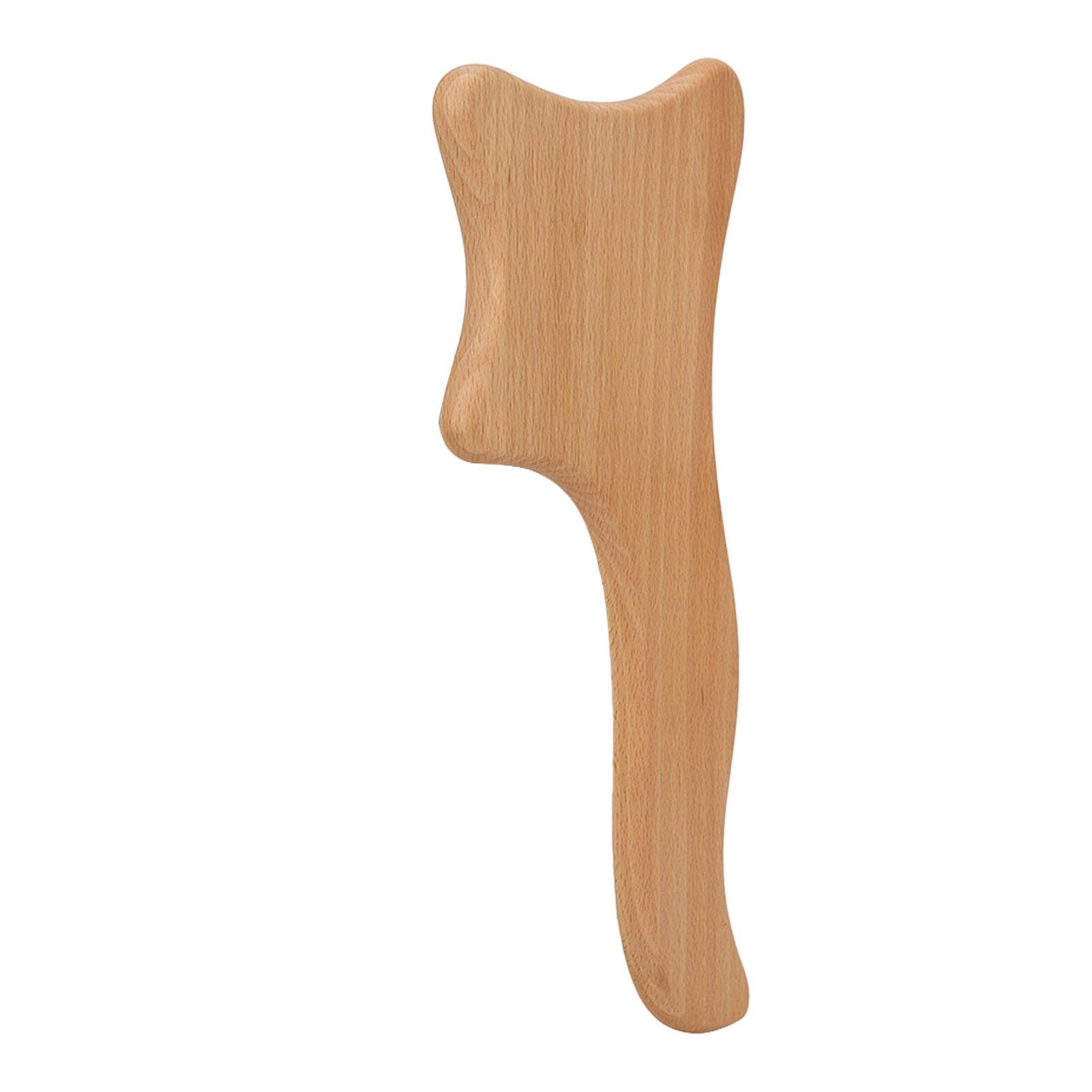 Gua Sha Board Men Women Wooden Ergonomic Muscle Relaxation Lymphatic Drainage Scraping Massage Tool