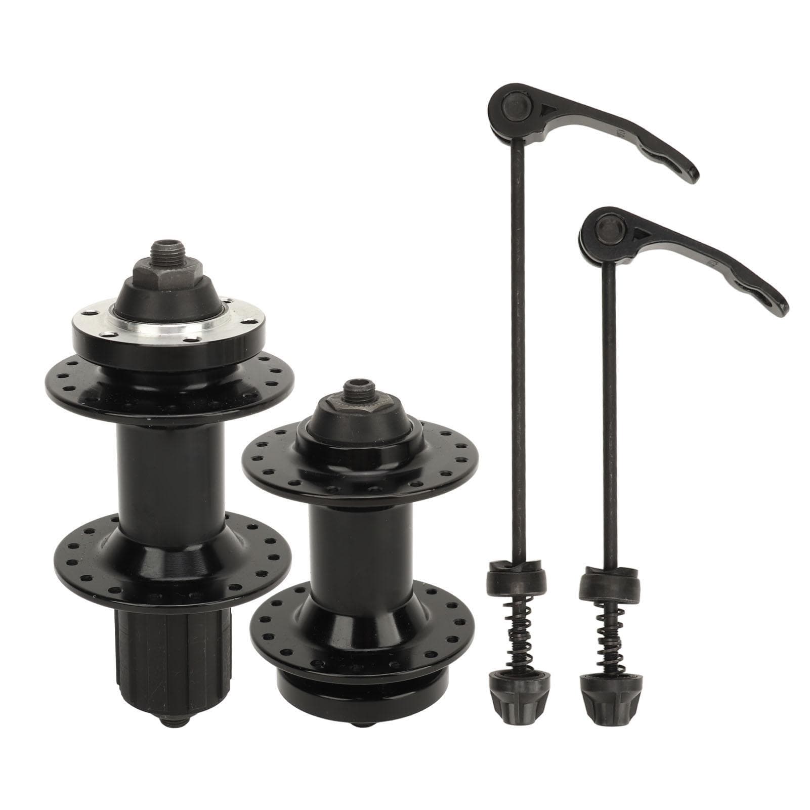 2PCS Bike Hub Set Aluminum Alloy 32 Holes 120 Click 8 to 12 Speed 4 Bearing Disc Brake Hub with