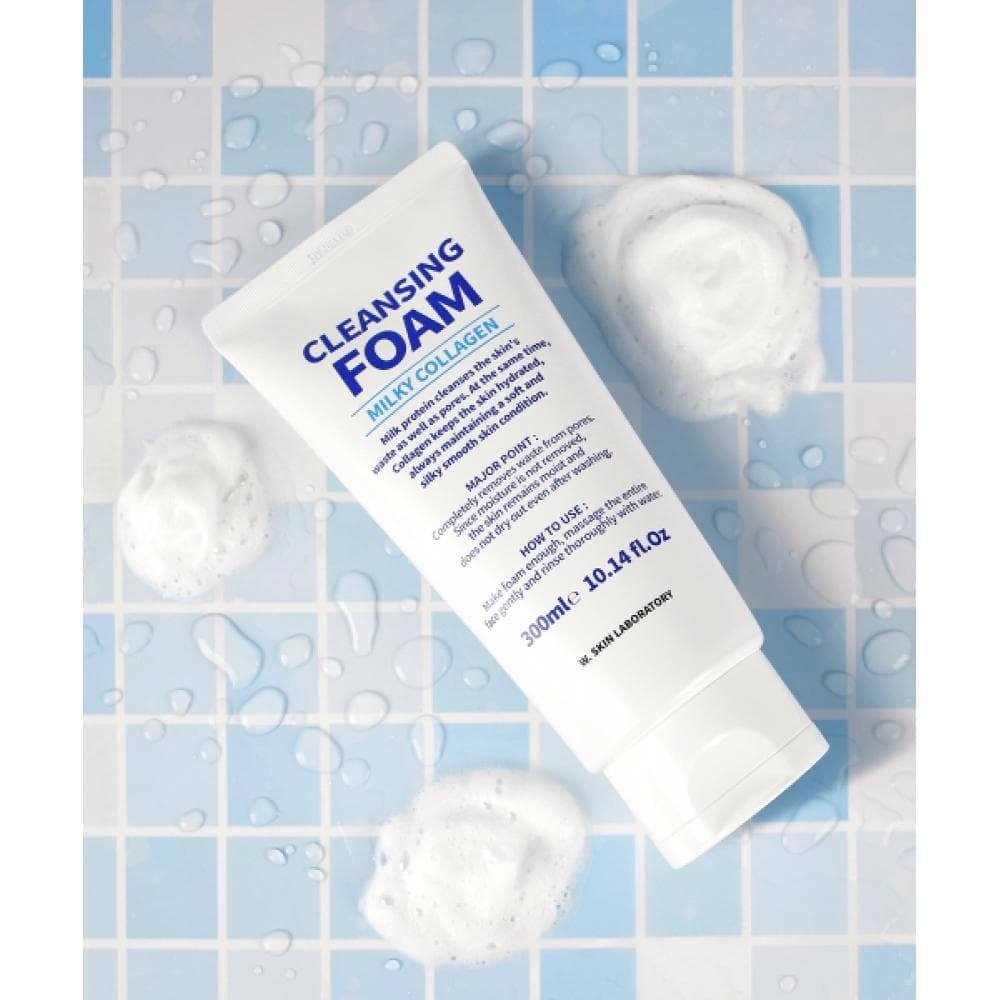 W.skin Laboratory Milky Collagen Cleansing Foam 300ml NONE