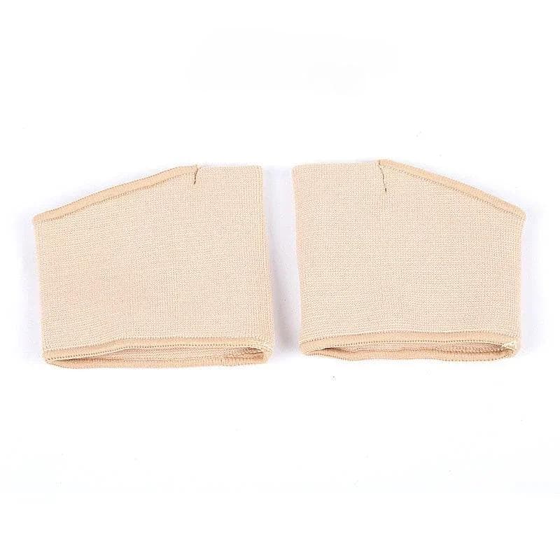 Metatarsal Pads for Women and Men Forefoot Pad for Ball of Foot Pain Relief Insoles Half Sock Support Soft Gel Foot Cushion 2pcs 10*8CM beige