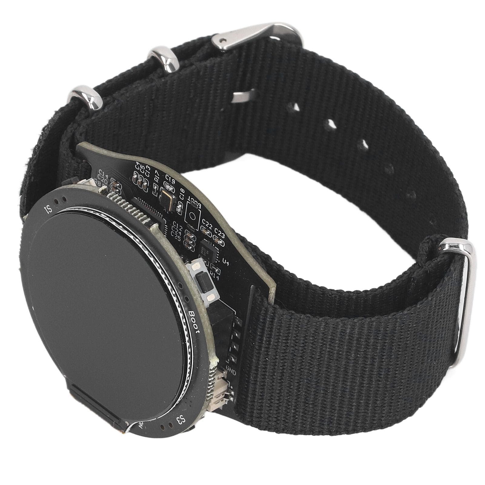 Round Watch Development Board 1.28in TFT Display DIY Smartwatch Development Module for RP2040