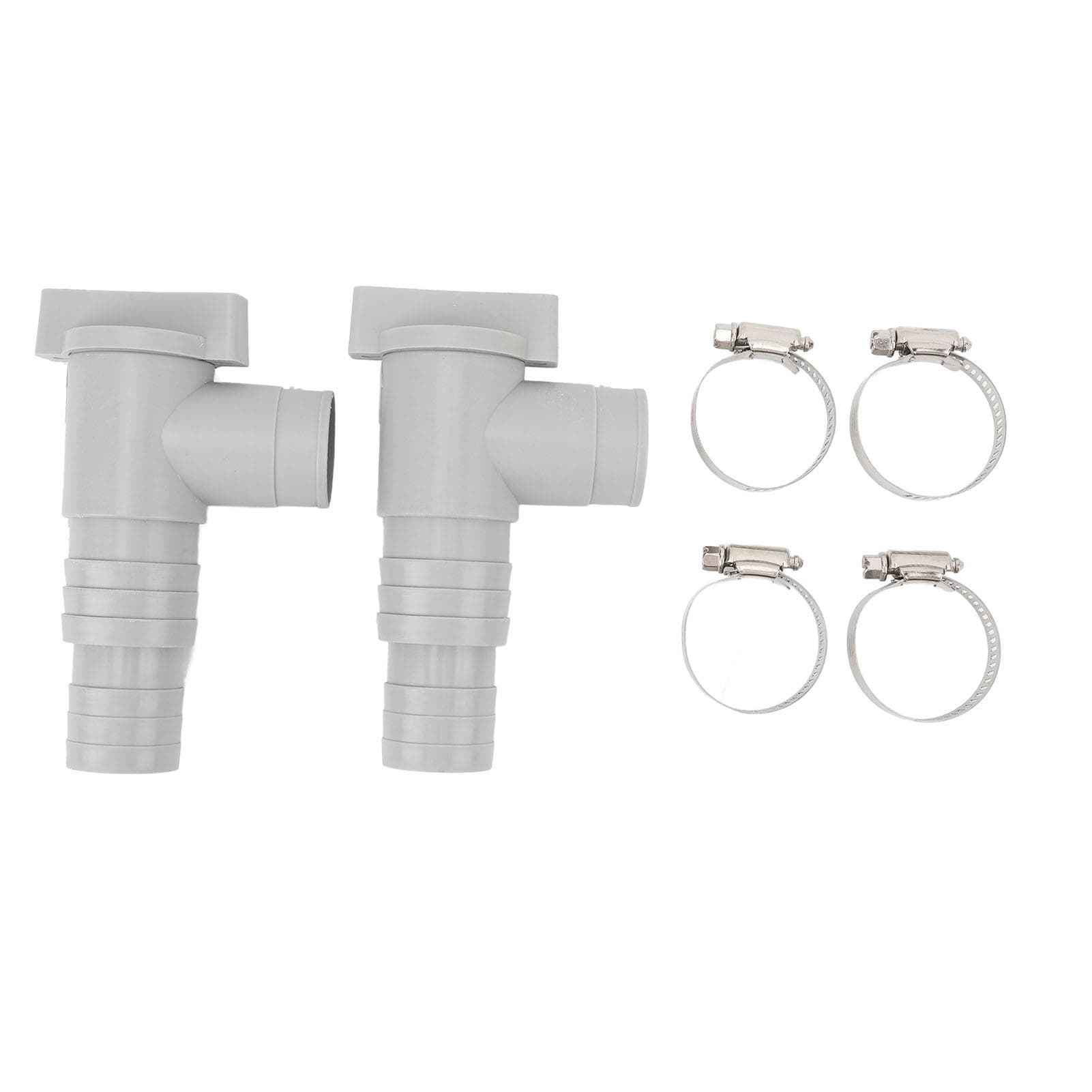 Pool Hose Connector Replacement Universal Swimming Pool Pump Pipe Joint with Clamp for PoolSun