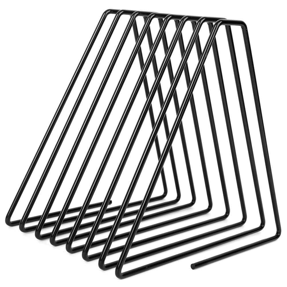 Innovative Desktop Flexible Folding Metal Bookend Book Stand Holder Organizer for School black
