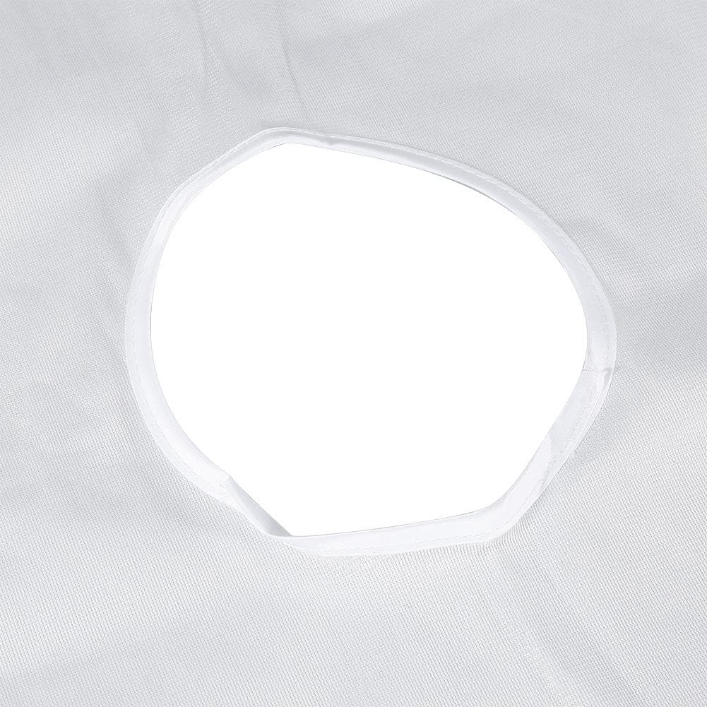 Soft Beauty Massage Sheet SPA Treatment Bed Cover With Face Breath Hole (White, 120*200) white