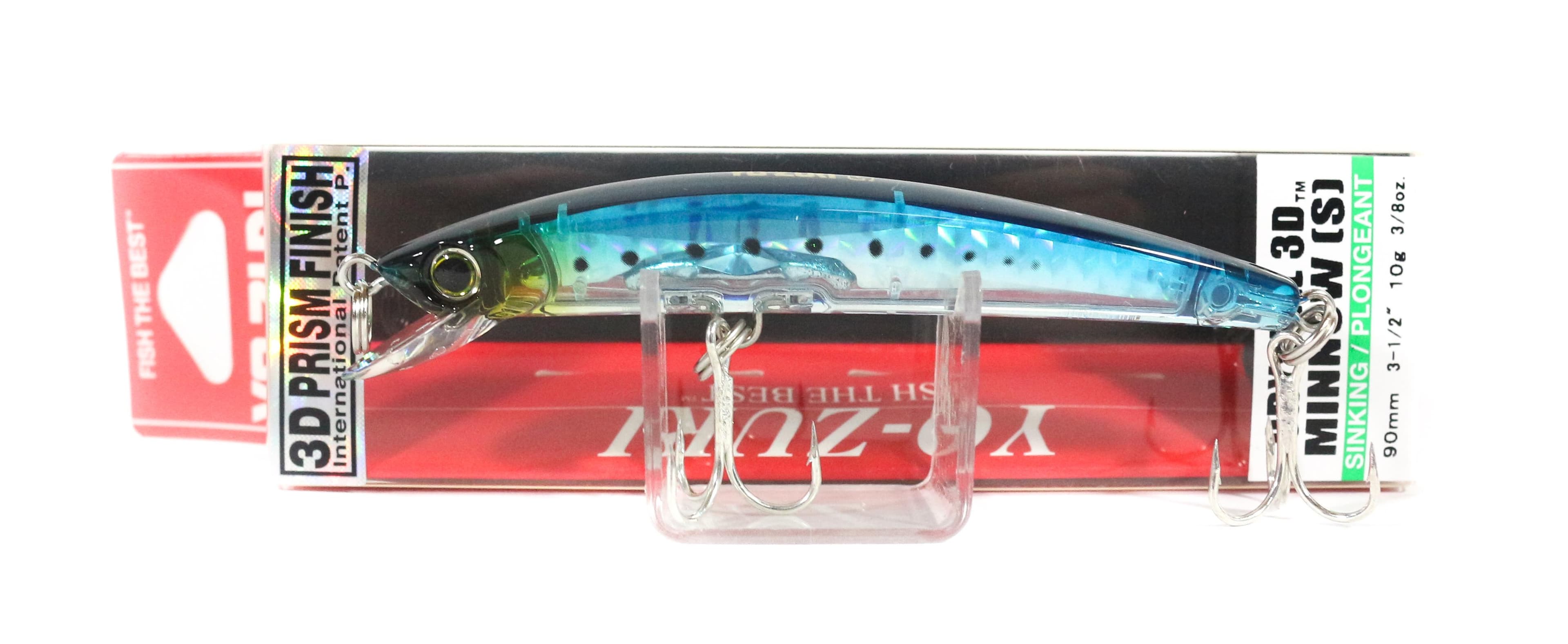 Yo Zuri 3D Crystal Minnow 90 mm Sinking Lure F1148-GHIW (6041)