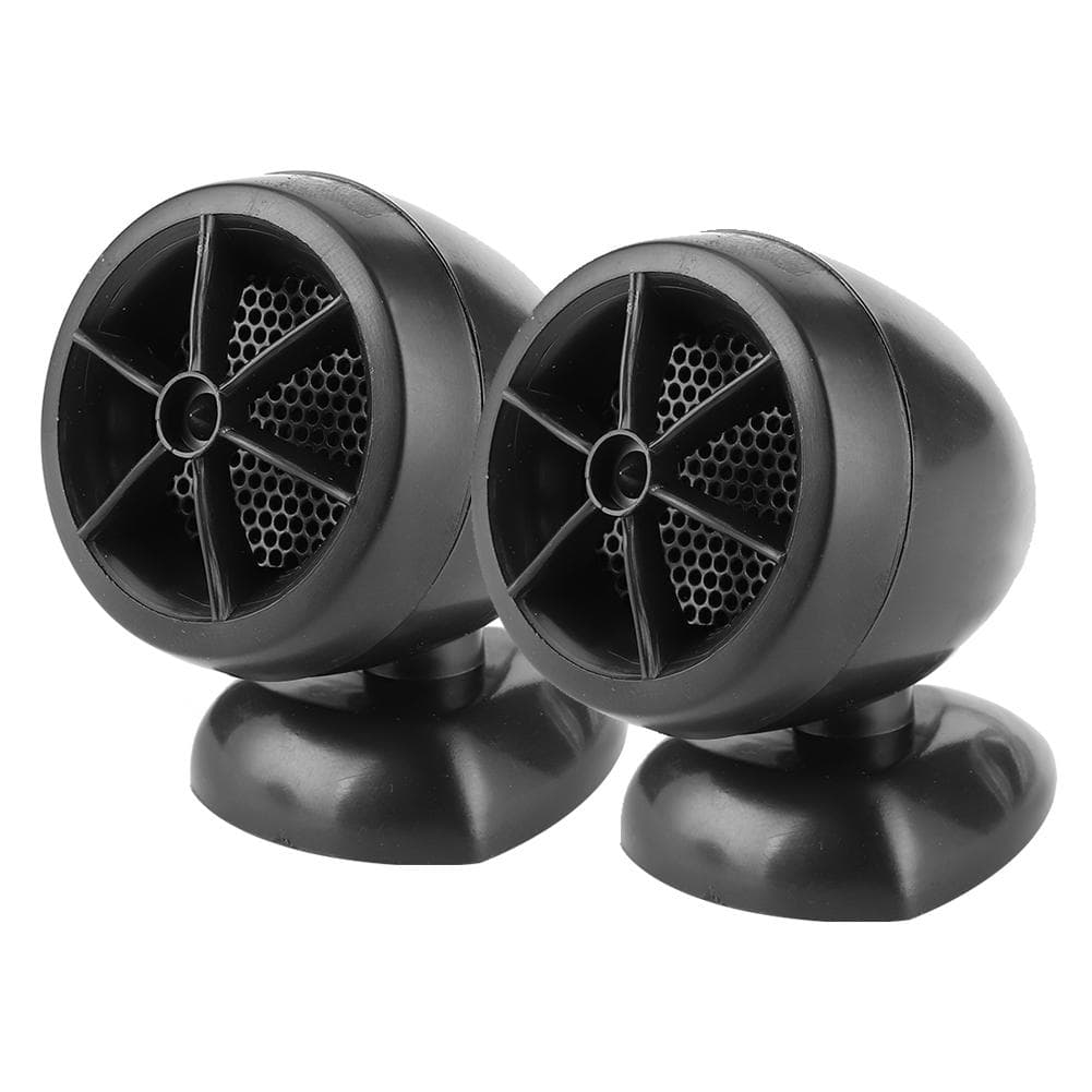 1200W 12V Tweeter Mini Horn Music Dome Loudspeaker for Car Audio SystemBlack black