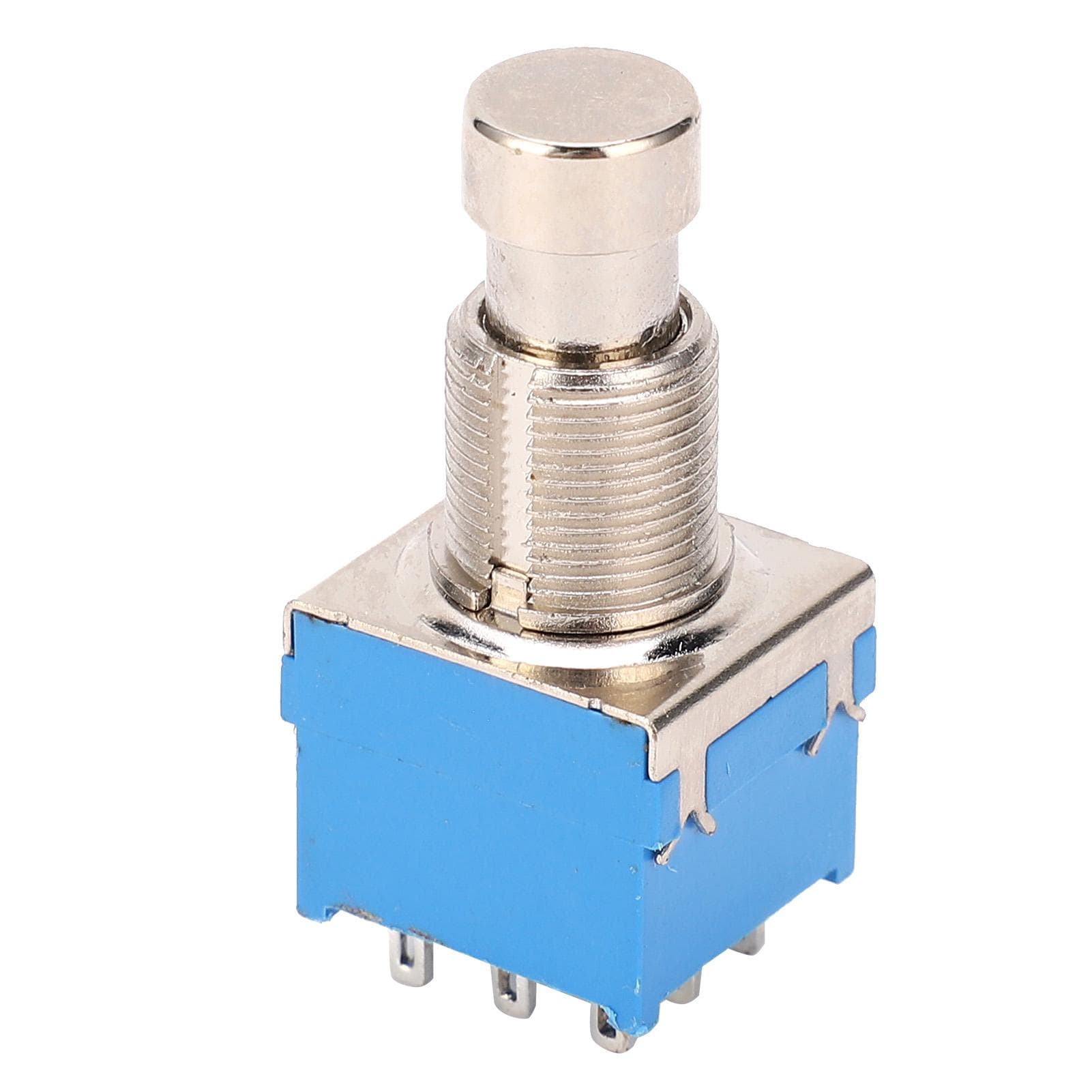 9?Pin Guitar Pedal Box Switch Metal PVC High Temperature Resistant for Audio EquipmentBlue blue