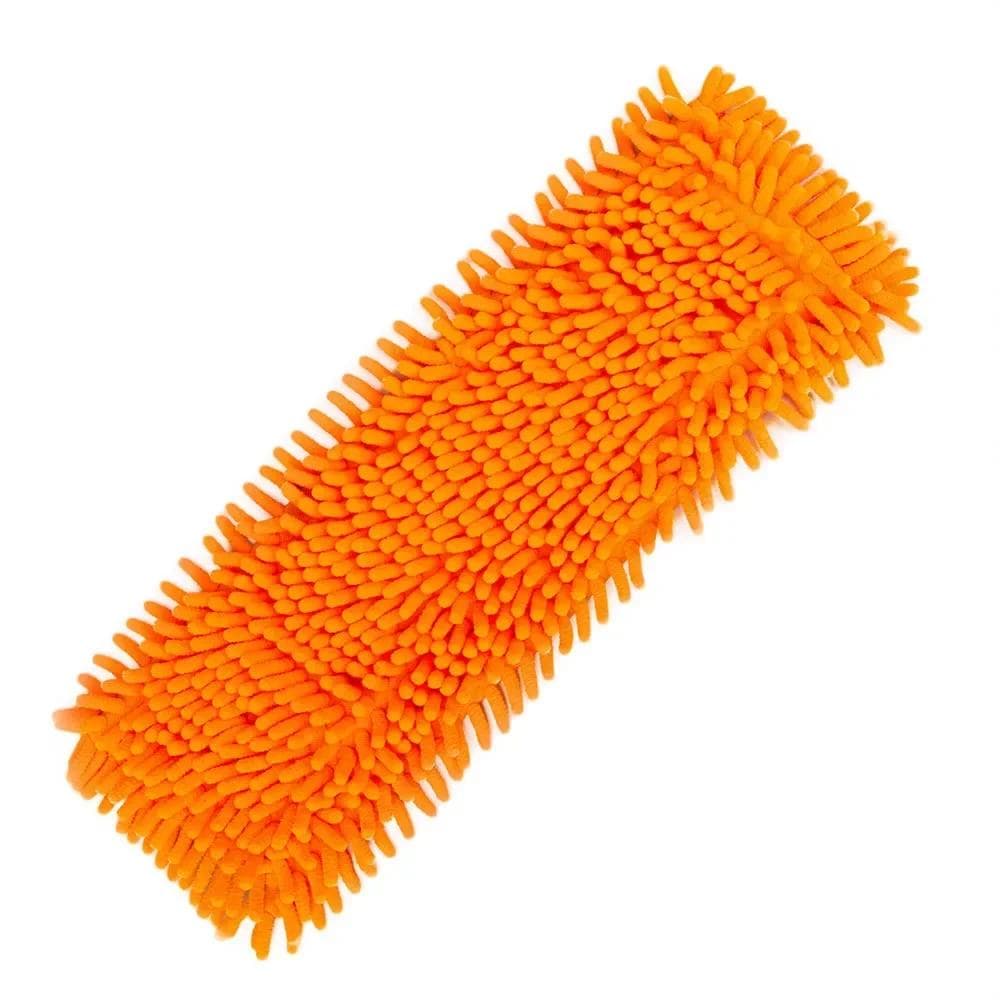 Microfiber Mop Washable Head Pads Fit Flat Dust Mops Kitchen Household Cleaning Tools Cloth Bathroom Accessories Replacement Mop orange