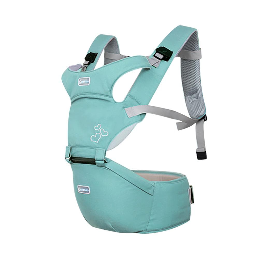 Ergonomic Baby Carrier with Detachable Hip Seat Multifunctional Baby Carrier Newborn to Toddler green