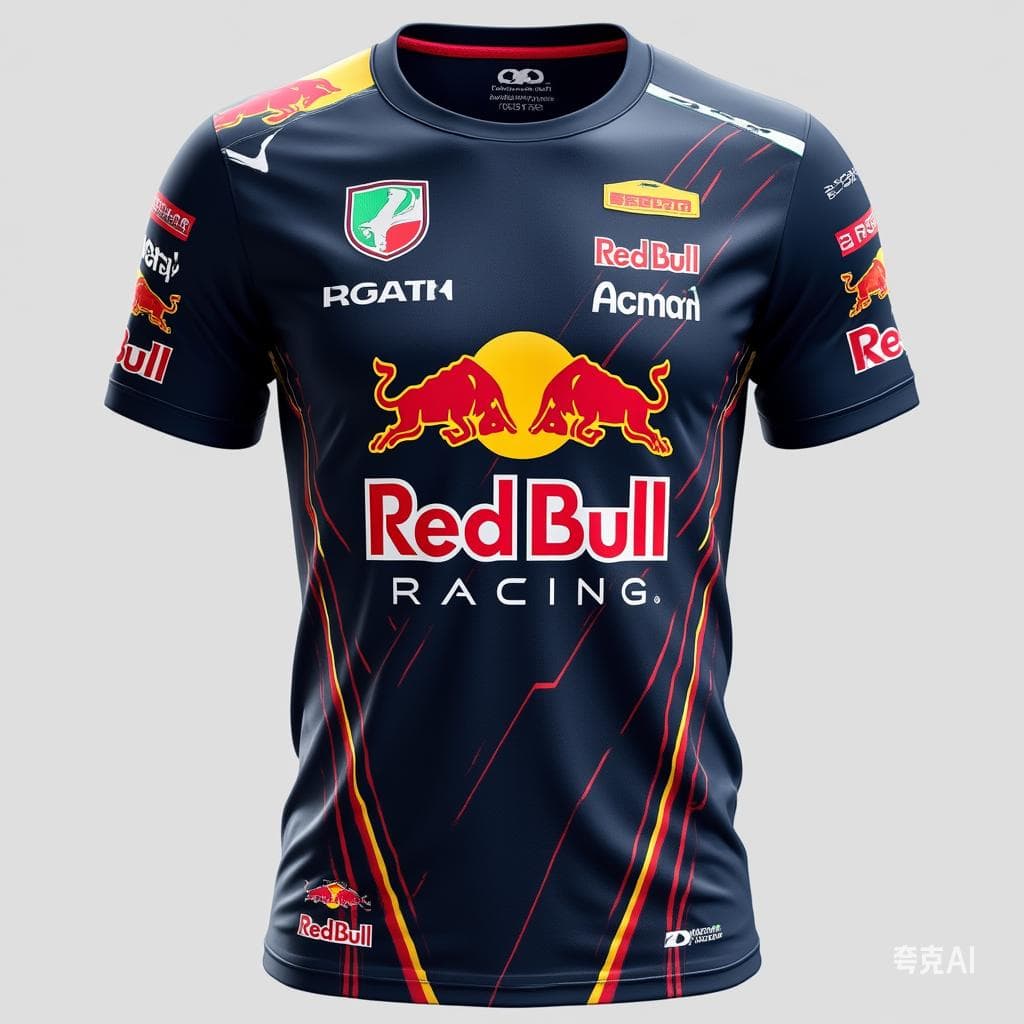 Men's Summer Red Bull High-end Brand Short-sleeved T-shirt Fashionable Loose Top Outdoor Extreme Sports Red Bull Cycling Suit 6XL
