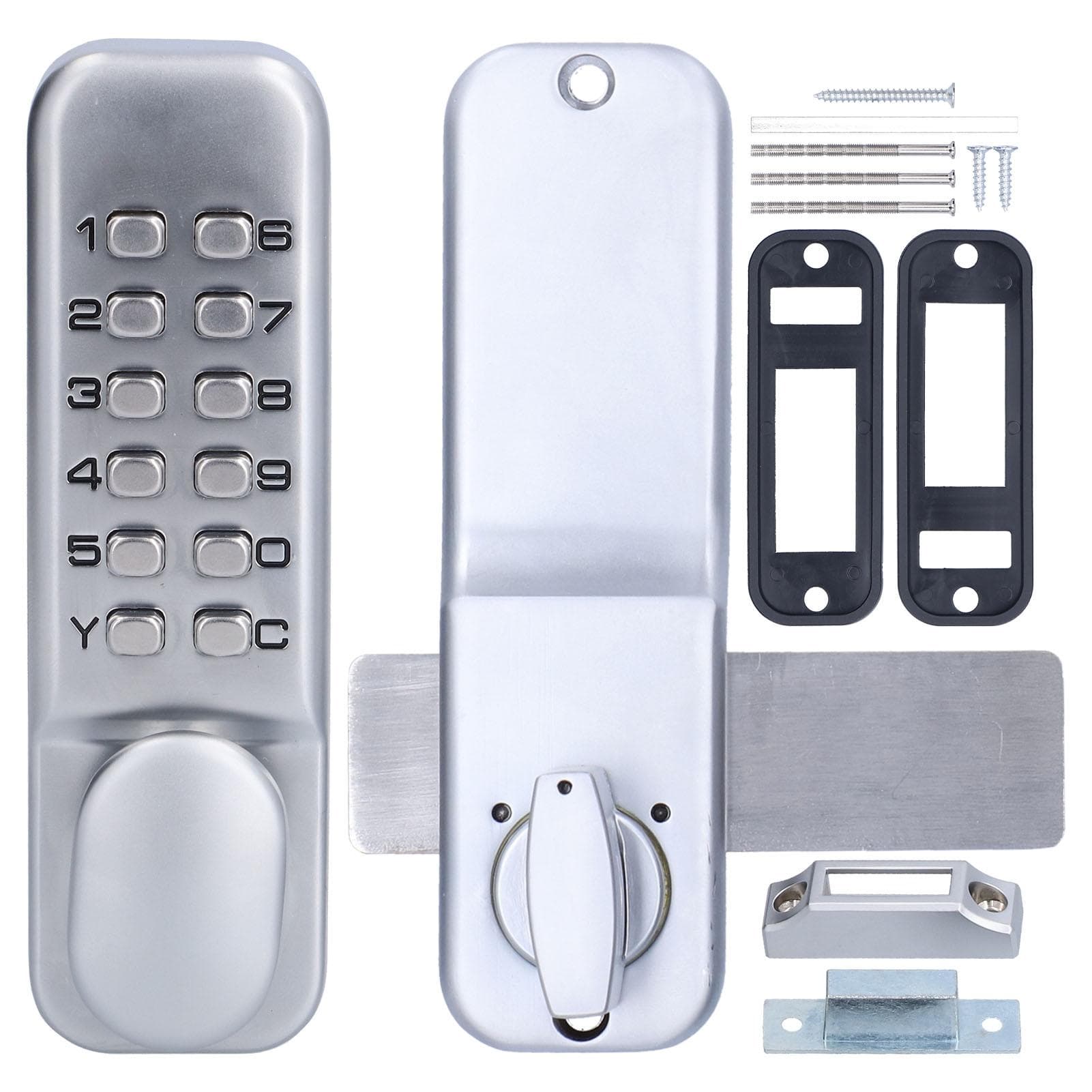 Mechanical Combination Lock Anti Theft Codes Lock for Bidirectional Gate Glass Door Wood Door