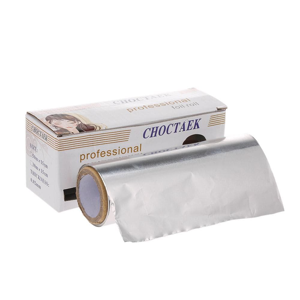 Aluminum Foil for Hair Perm Tint Hair Styling Coloring Highlight Nail Art silver