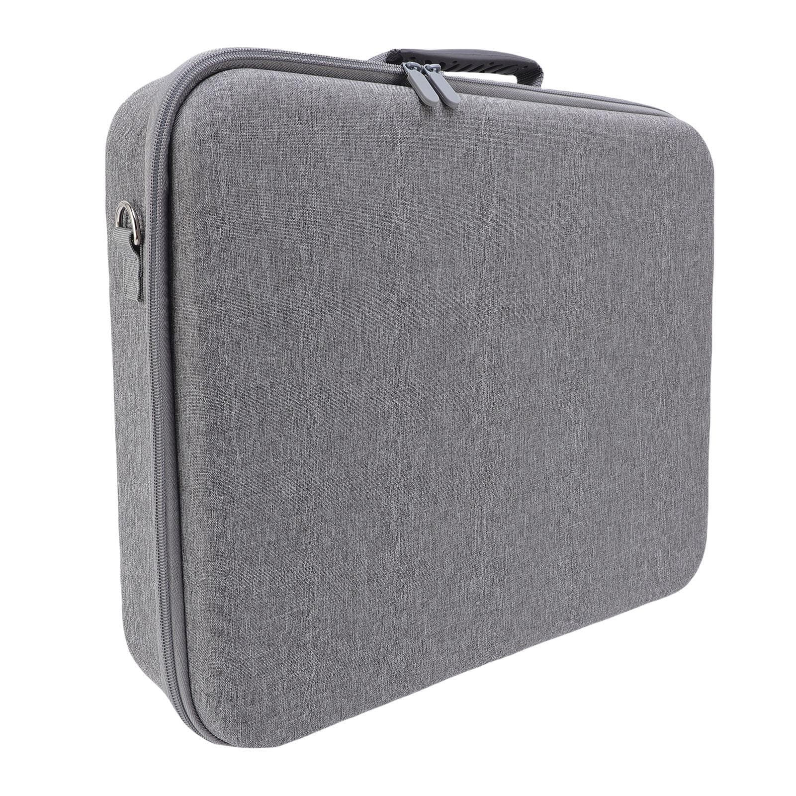 Hard Console Carrying Case Water Proof Game Console Carry Bag Resist Scratch with Shoulder Strap gray