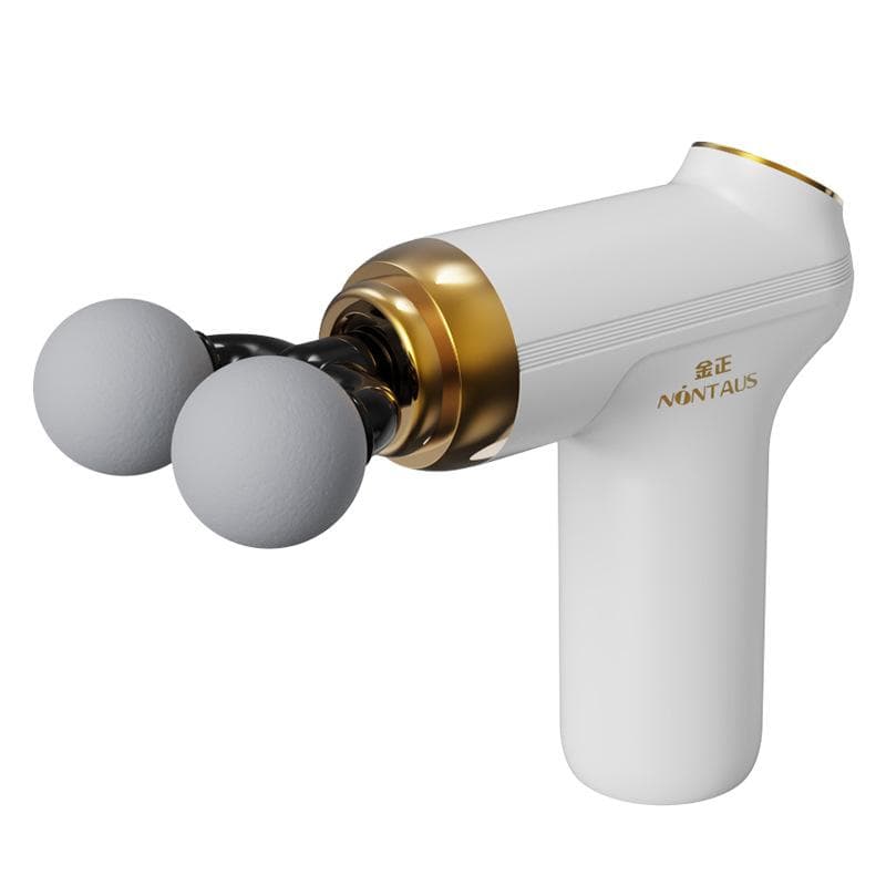 Double Head Fascia Gun USB Charging Massage Gun Fascia Instrument Muscle Relaxation Vibration Fitness Equipment Neck Membrane Gun