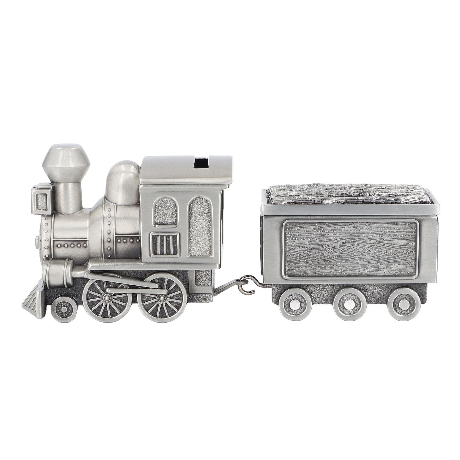 Coin Bank Alloy Retro Train Shaped Decorative Piggy Bank Home Decor for Birthday Festival