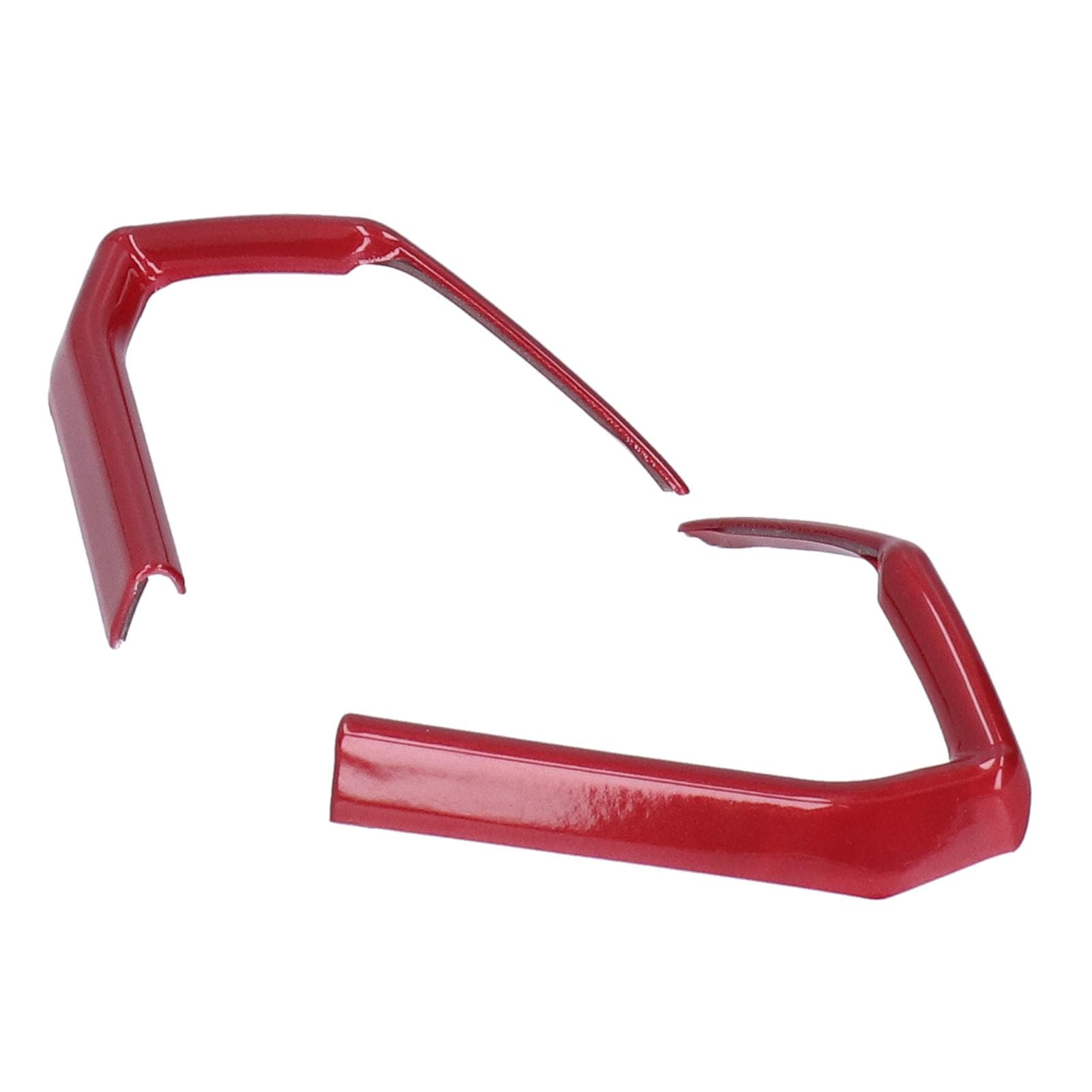 2Pcs Steering Wheel Cover Sequins Strip Trim Sticker Fit for Mazda 3AxelaCX?4CX?5Red red