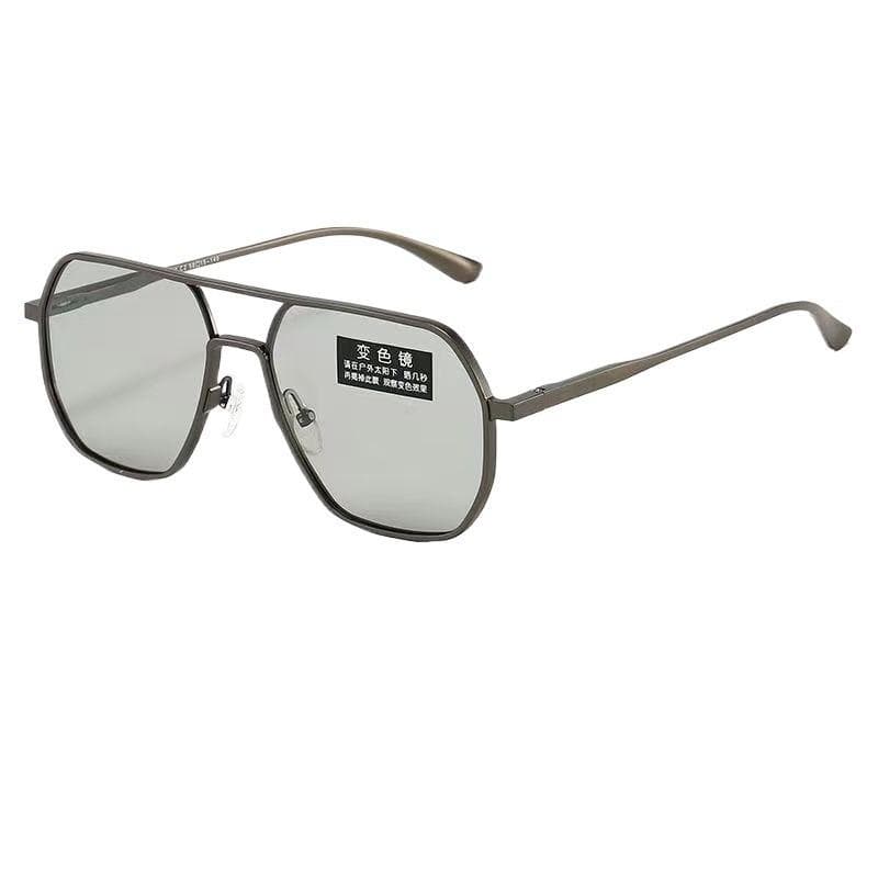 Mens Fishing Sunglasses Smart Photochromic Color Changing Day Night Dual Use UV Protection Outdoor Sports