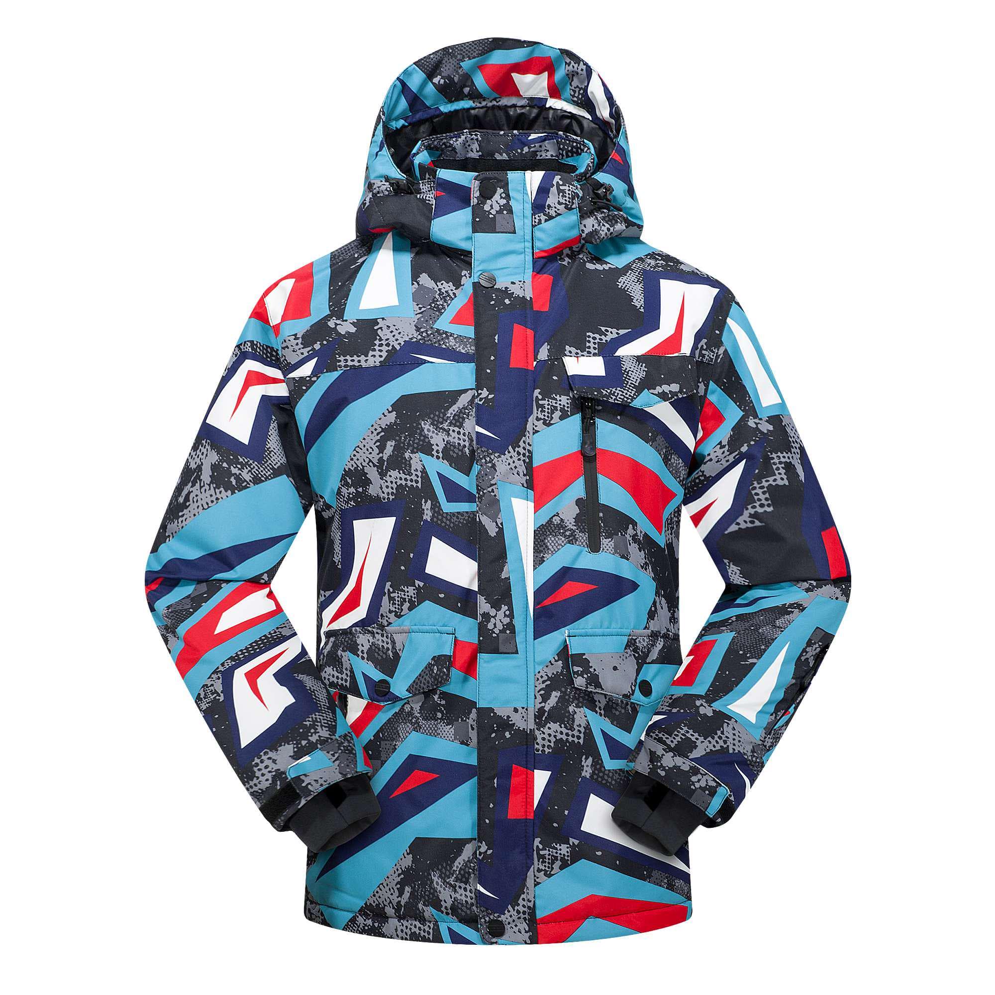 High Quality Winter Men Ski Jackets Outdoor Ski Jacket Male Waterproof Warm Hiking Fishing Jacket M
