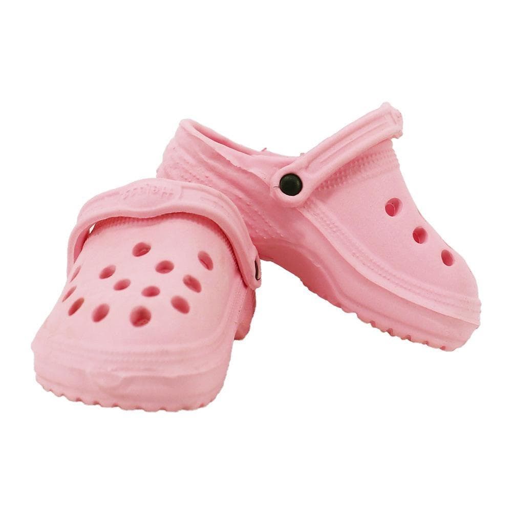 1 Pair Beach Pet Dog Shoes Candy Color Waterproof Booties Rubber Shoes Rain Shoes Slippers pink