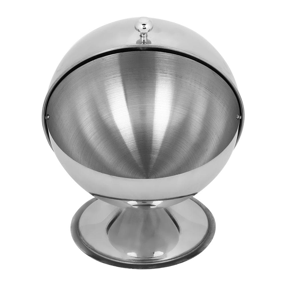 Stainless Steel Spherical Seasoning Bottle Restaurant Kitchen Spice Storage Container Bowl