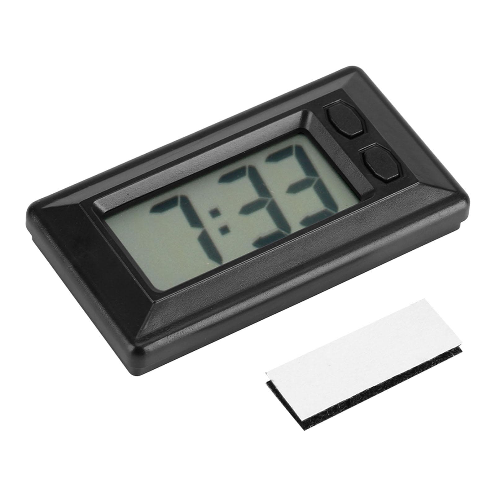 LCD Digital Table Car Dashboard Desk Electronic Clock Date Time Calendar Display white