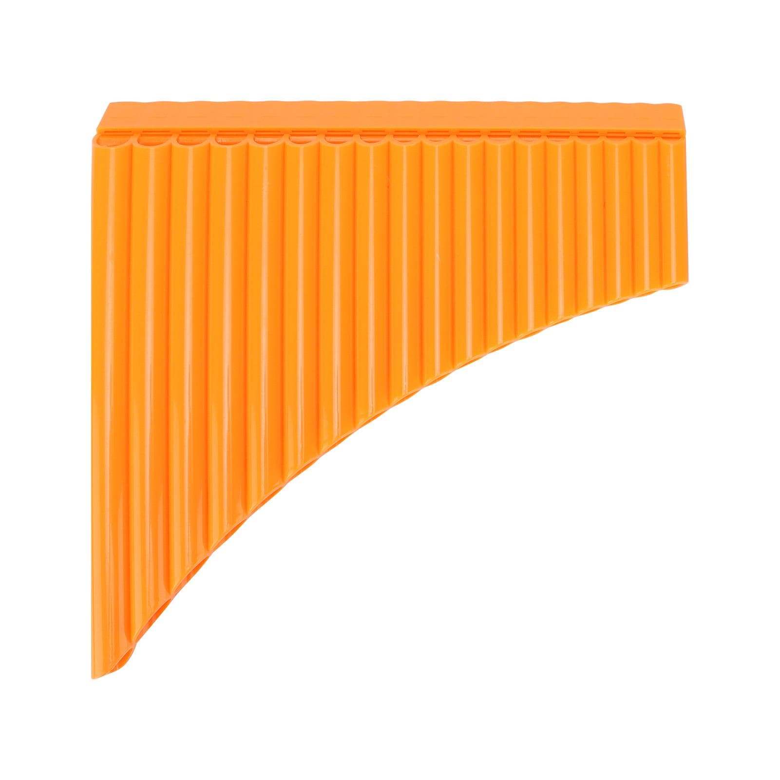 Pan Flute C Key with Cardboard Carrying Bag for Children Adults Beginners Teaching Staff Orange 18 orange