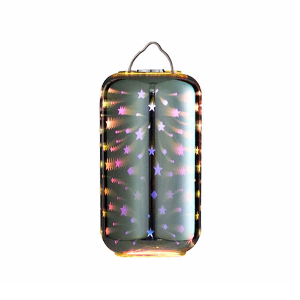 Swante Lamp Shades for Camping Light Fireworks Glass Lampshade Outdoor Campsite Lantern Tent Lamp multicolour