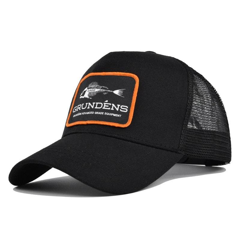 Spring Men's Caps Baseball Caps For women Summer breathable Snapback Mesh Hats Fish Patch Embroidered Trucker Hat Casual Sun Hat