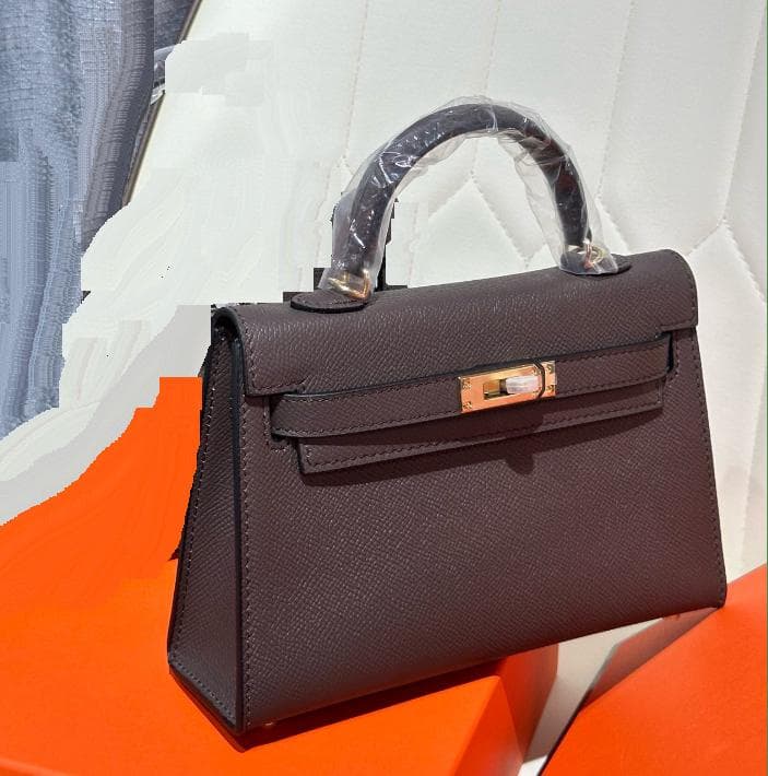 New Genuine Leather Second-generation Bag Mini Bag Palm Print Cowhide Single Shoulder Women's Crossbody Bag Classic Fashionable And Versatile 19cm+box with silk scarf