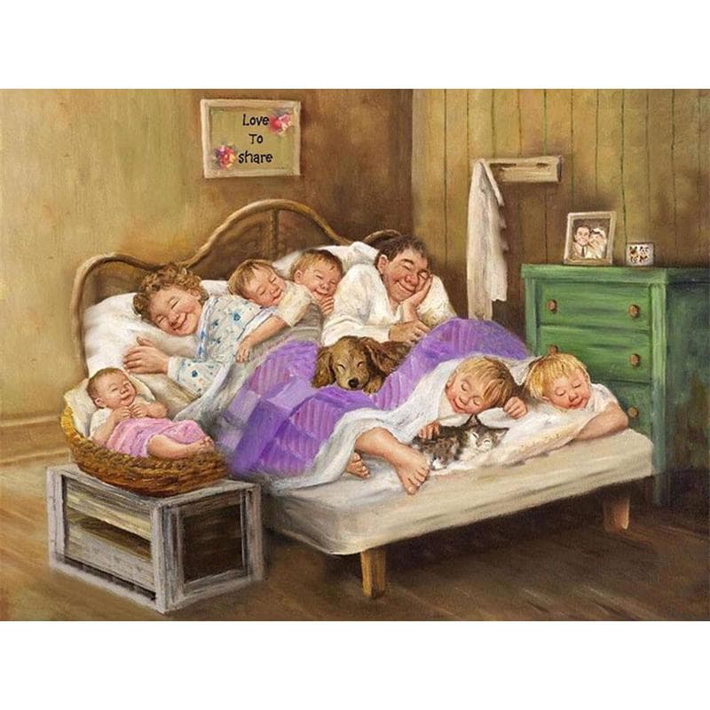 5D DIY Diamond Painting Diamond Embroidery Home Sweet Home Cross Stitch Rhinestone 20X30CM