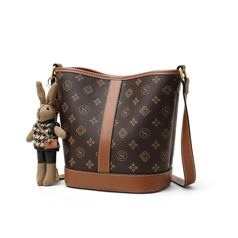 Bucket Bag Female Spring/summer Crossbody Bag Senior Sense Handbag with A Single Shoulder Mother Female Bag