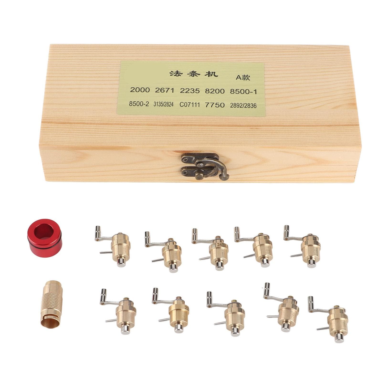 Mainspring Winder Set Brass Watch Repair Tool Wristwatch Repairing Kit DIY Watchmaker Tools