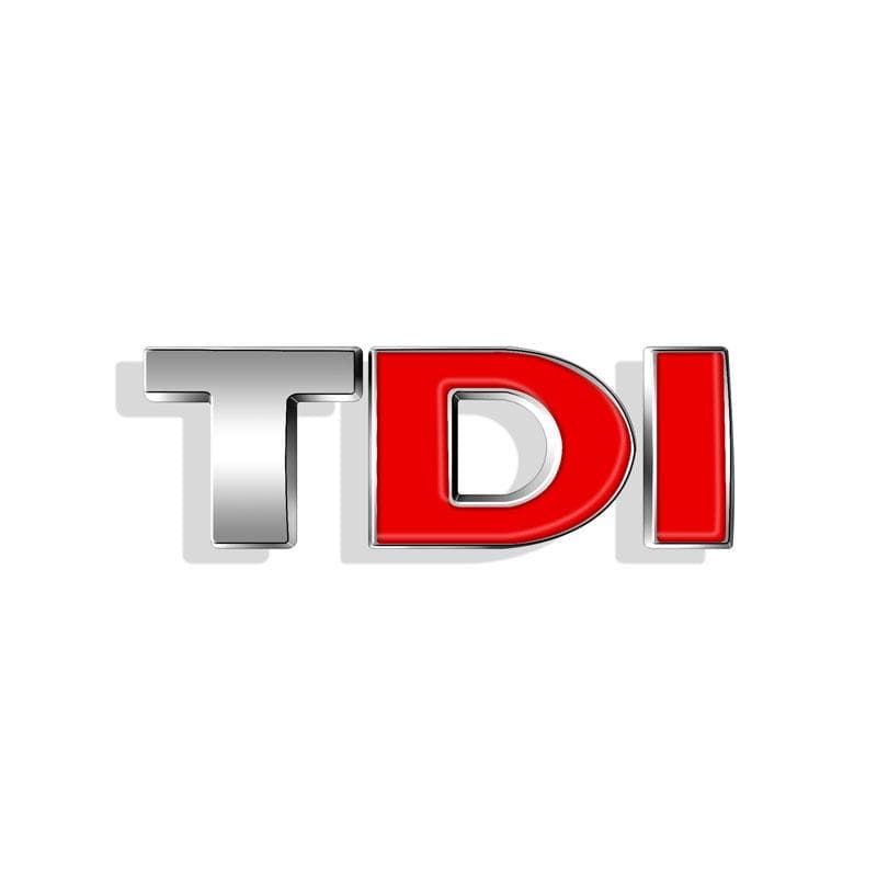 3d ABS Black Logo TDI Emblem Car Trunk Badge For Passat Jetta Touareg Tiguan Touran Golf 4 5 6 Caddy TDI Sticker Accessories