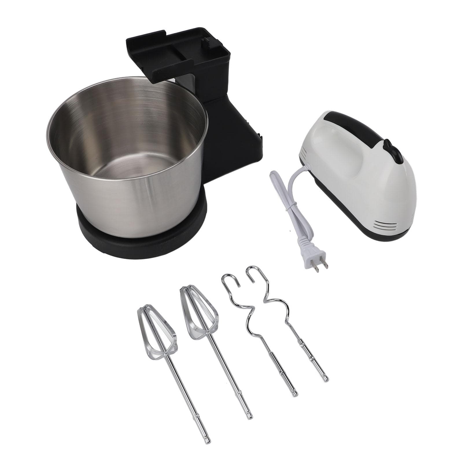 Electric Egg Beater 7 Speeds Control Multifunctional Electric Stand Mixer with 1.7L Stainless Steel L(for 6.5-9kg)